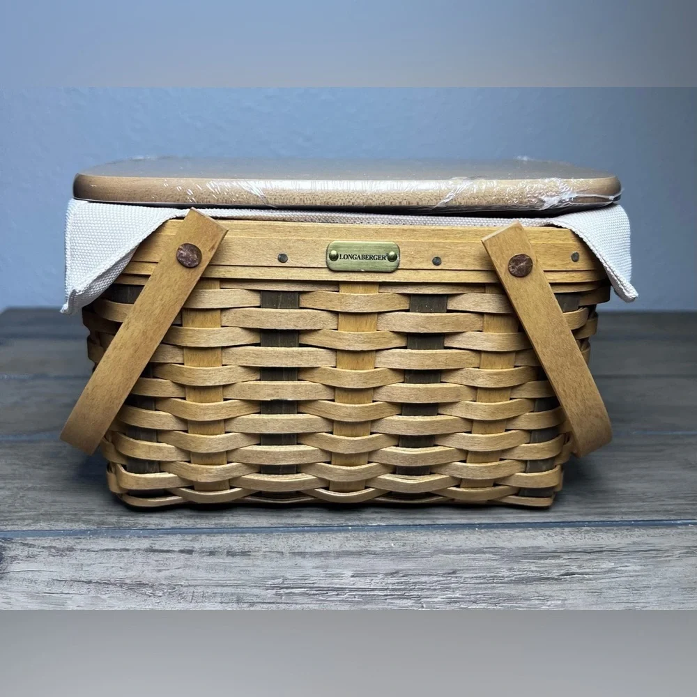 Longaberger NEW 2007 Home Office 10th Anniversary Basket Combo Collector Charm